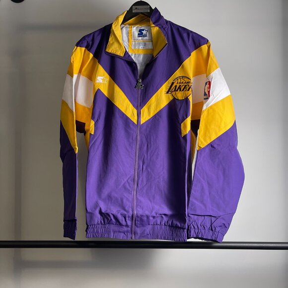 Retro Starter Los Angeles Lakers Jacket size L-2XL - Picture 3 of 6